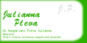 julianna pleva business card